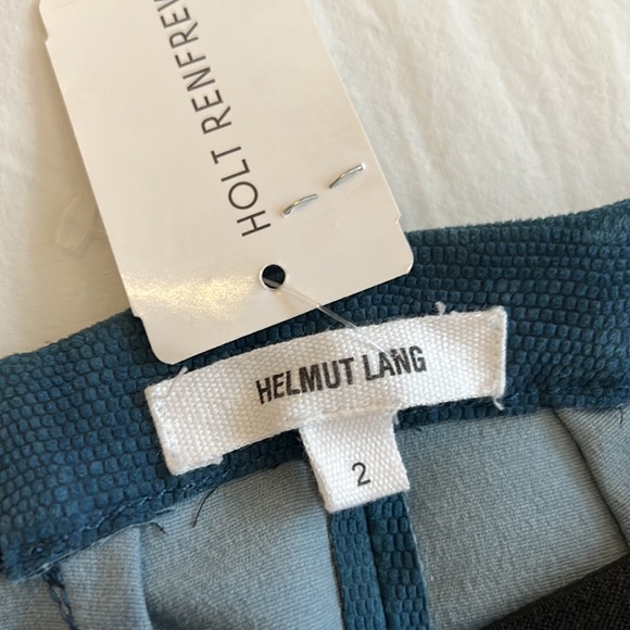 Helmut Lang embossed leather leggings - Picture 2 of 4